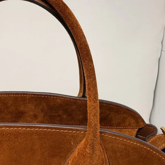 Coach Empire 40 Bag in Brown Suede - Picture 14 of 14